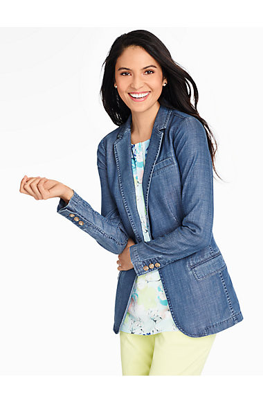 Denim Blazer | Talbots