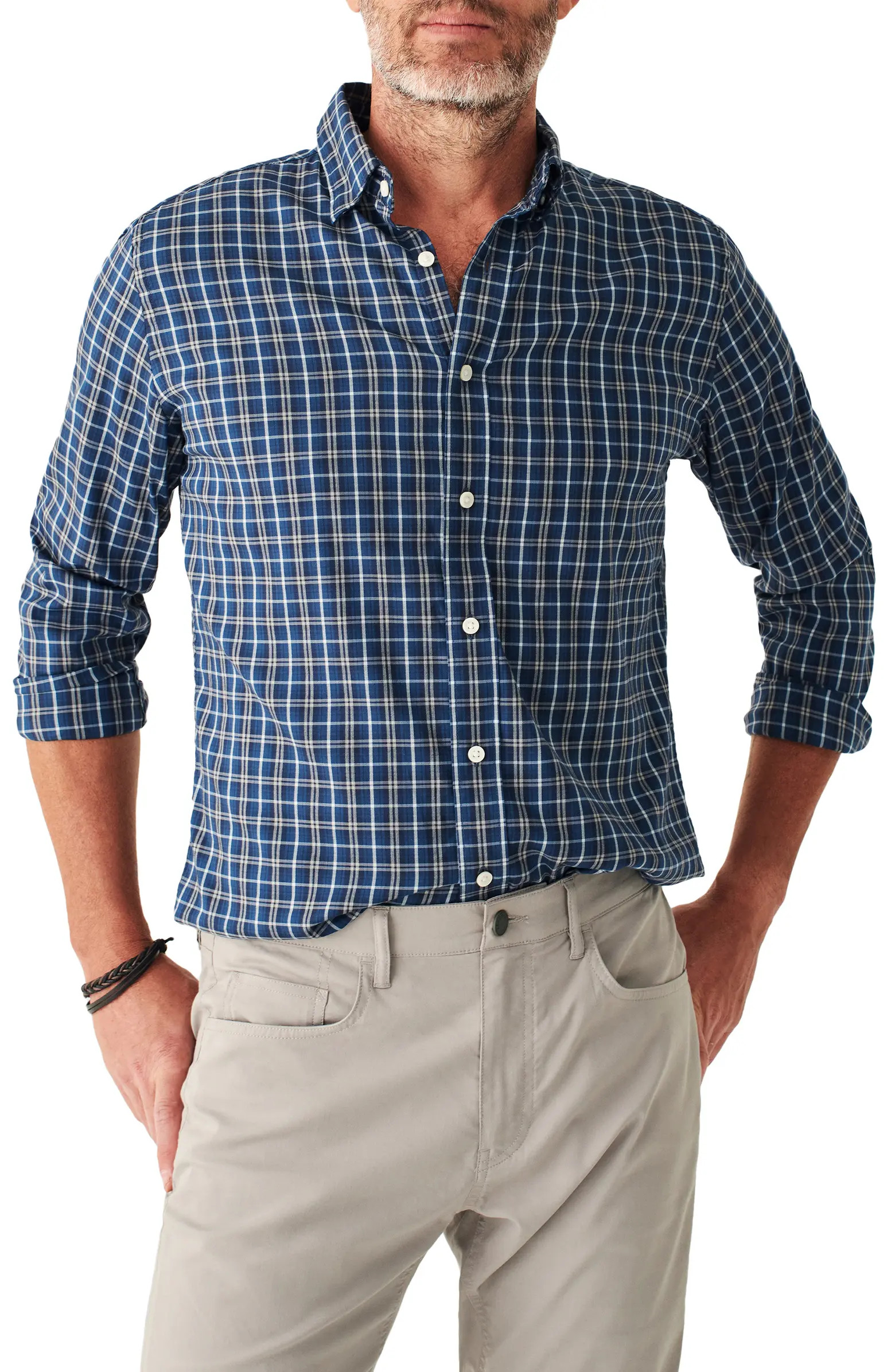 Faherty The Movement Plaid Button-Up Shirt | Nordstrom | Nordstrom
