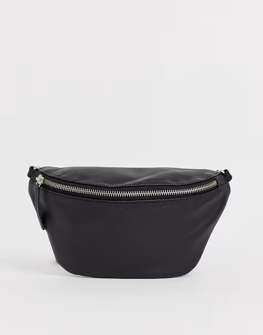 ASOS DESIGN LEATHER classic fanny pack | ASOS | ASOS (Global)