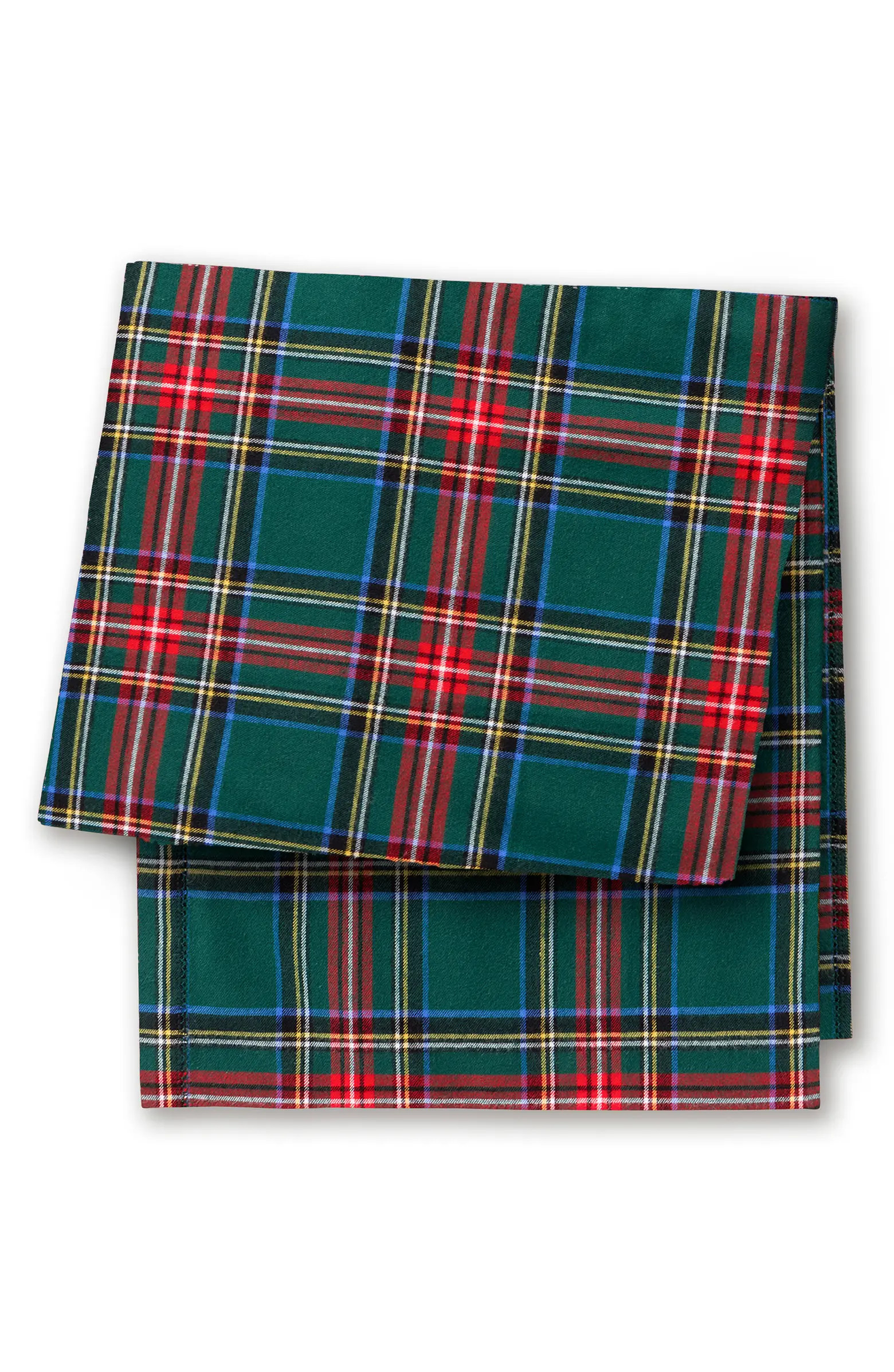 Petite Plume Kensington Tartan Cotton Table Runner | Nordstrom | Nordstrom