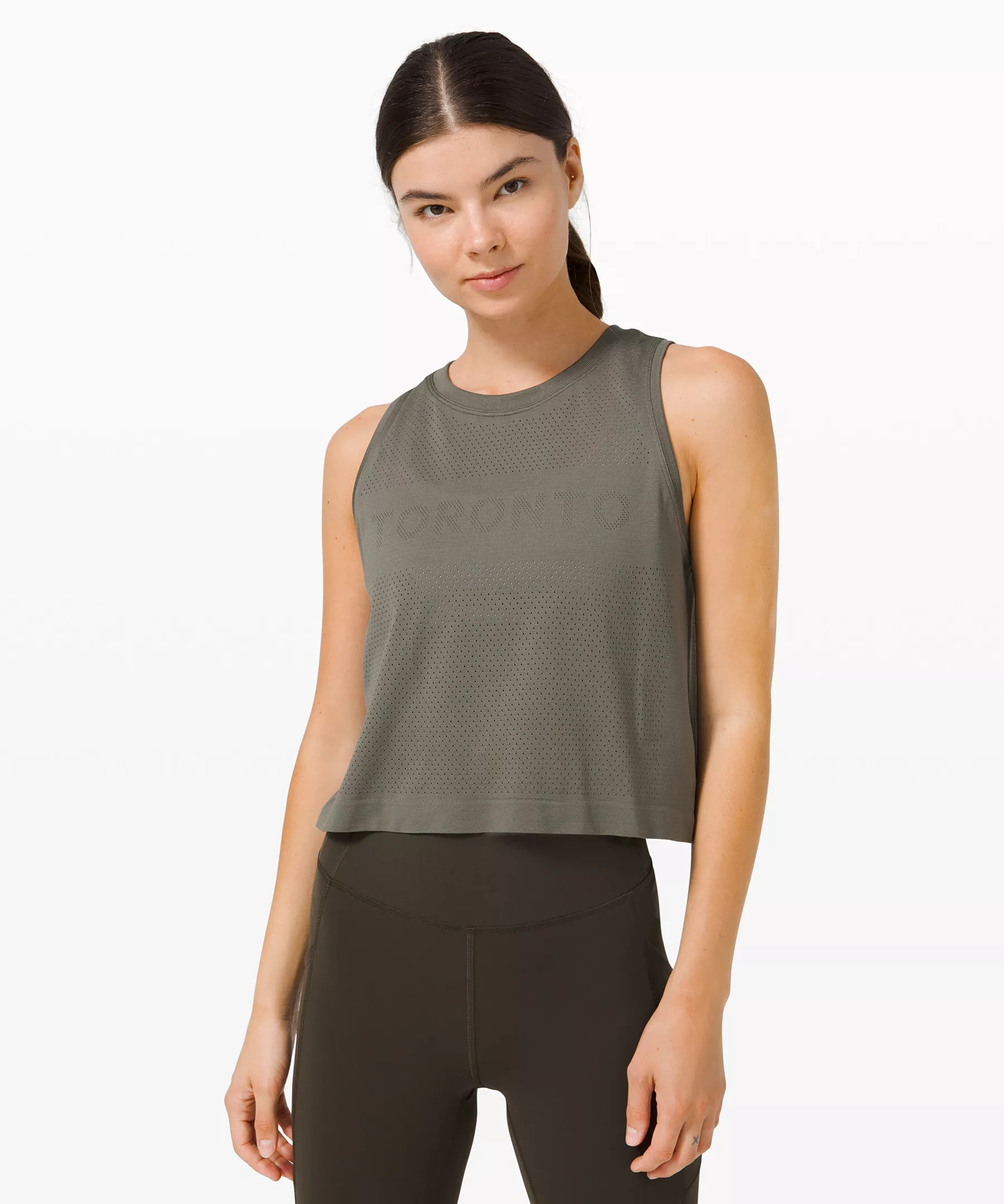 Swiftly Breathe Crop Tank City | Women's Tank Tops | lululemon | Lululemon (US)