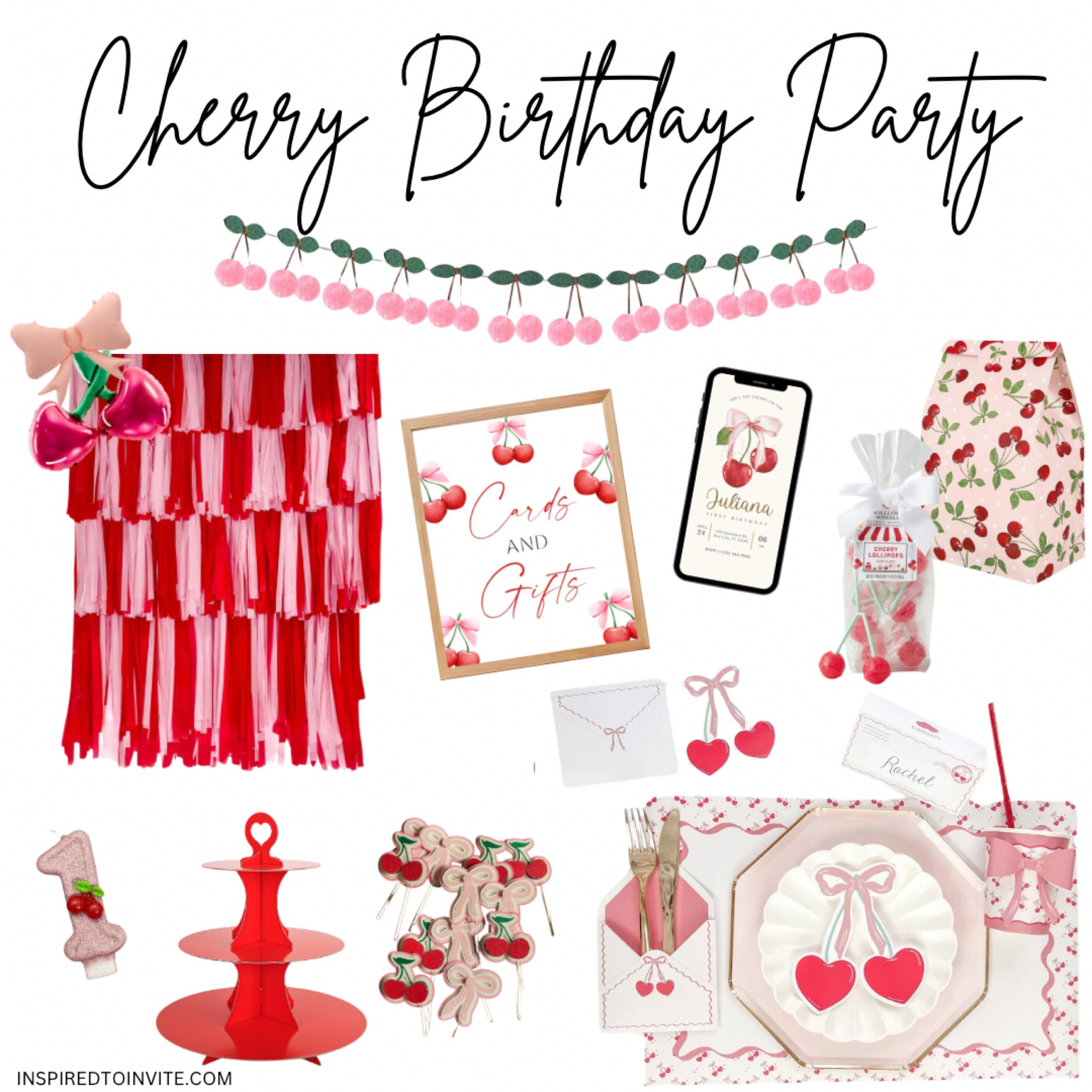 Cherry themed birthday party finds! #cherryparty #cherrybirthdayparty #cherrythemedparty #cherrypartyideas #cherrypartyfinds #cherrypartydecor #cherrypartydecorations #cherrybirthdaydecor #cherrybirthdaydecorations

#LTKParties