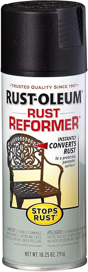Rust-Oleum 215215 Stops Rust Rust Reformer Rust Reformer 10.25-Ounce Spray-Color Black | Amazon (US)
