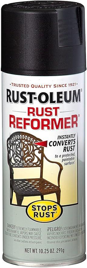 Rust-Oleum 215215 Stops Rust Rust Reformer Rust Reformer 10.25-Ounce Spray-Color Black | Amazon (US)