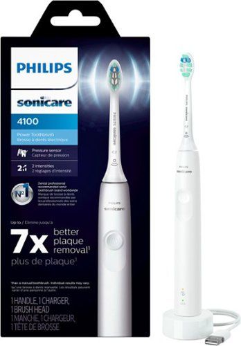 Philips Sonicare - 4100 Power Toothbrush - White | Best Buy U.S.