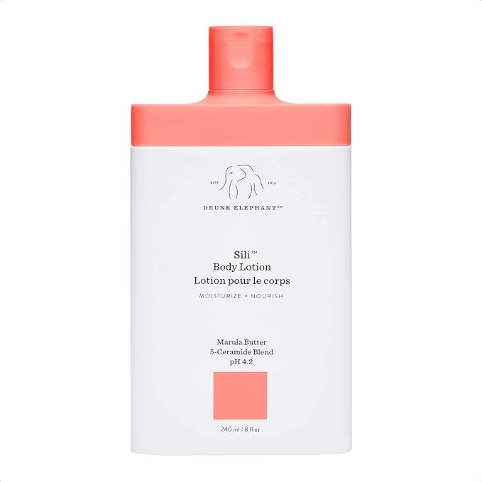 Drunk Elephant Sili Body Lotion - Deep, Calming Skin Moisturizer (240 mL / 8 Fl Oz) | Amazon (US)