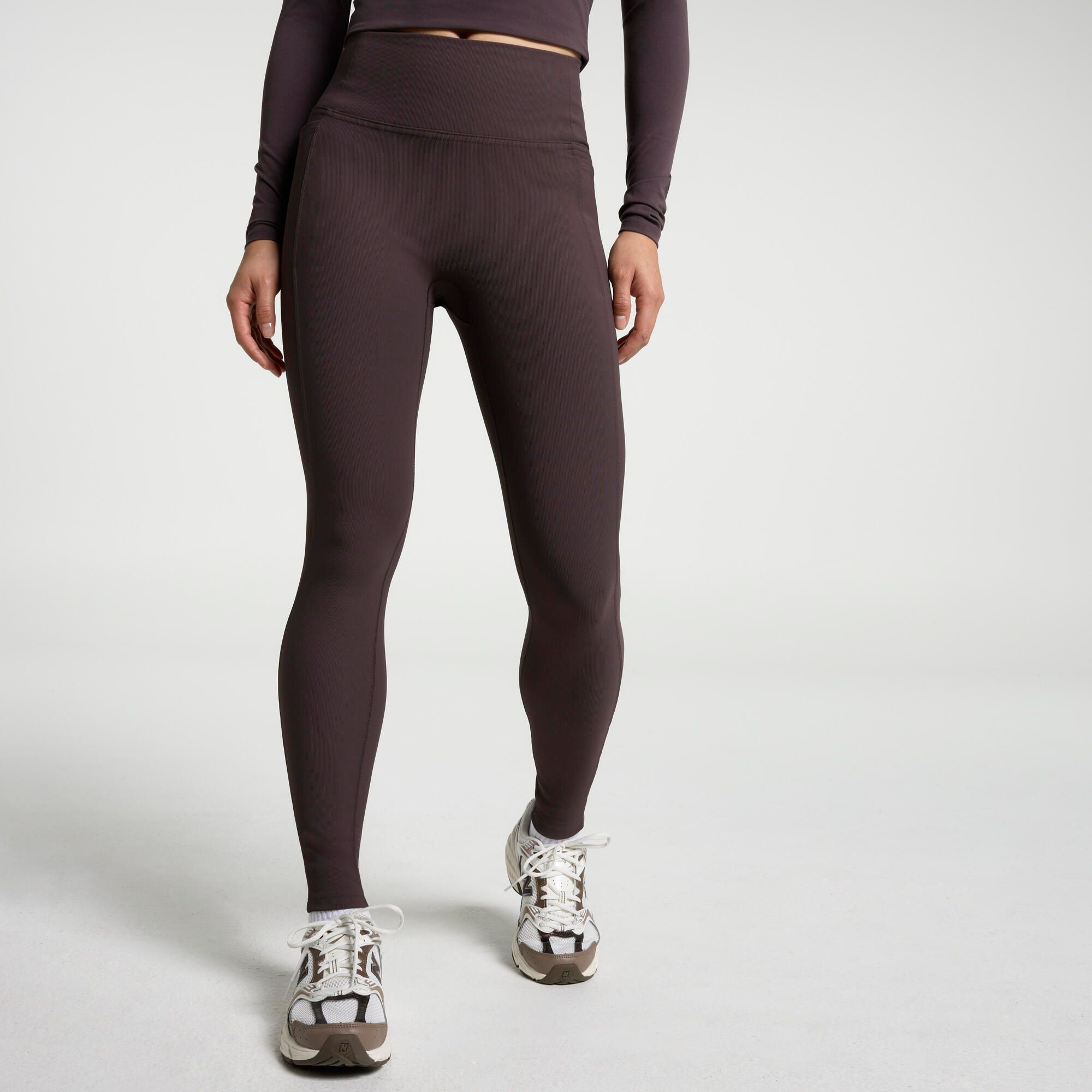 CALIA Women's Essential Rib Legging, 1X, Smokey Plum | DICK'S Sporting Goods