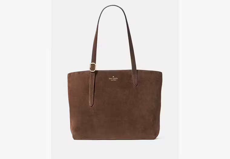 454 Suede Large Tote | Kate Spade Outlet