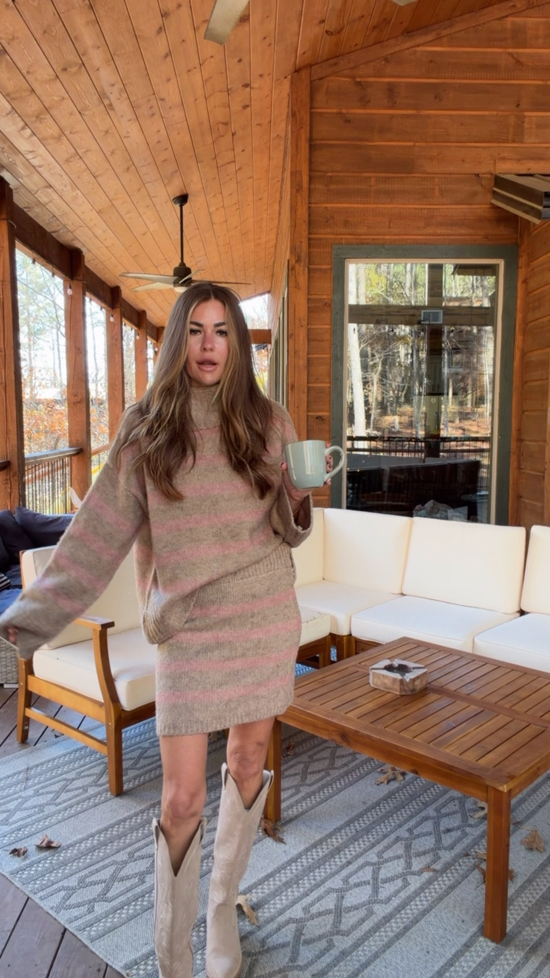 pink lily is 50% off sitewide for black friday! use my code AMBER 

size small in my skirtand size small in my sweater. boots are tts

#LTKSaleAlert #LTKFindsUnder50 #LTKCyberWeek