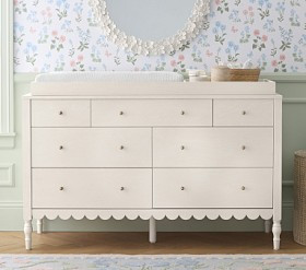 Penny 7-Drawer Changing Table (56w x 19d") | Pottery Barn Kids