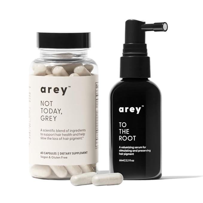 Arey The System Daily Hair Serum and Supplement Treatment for Women & Men | Slows Grey Hair Growt... | Amazon (US)