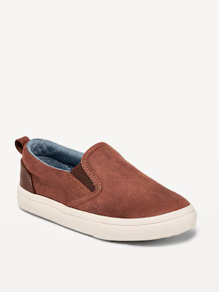 Faux-Leather Slip-On Sneakers for Toddler Boys | Old Navy (US)