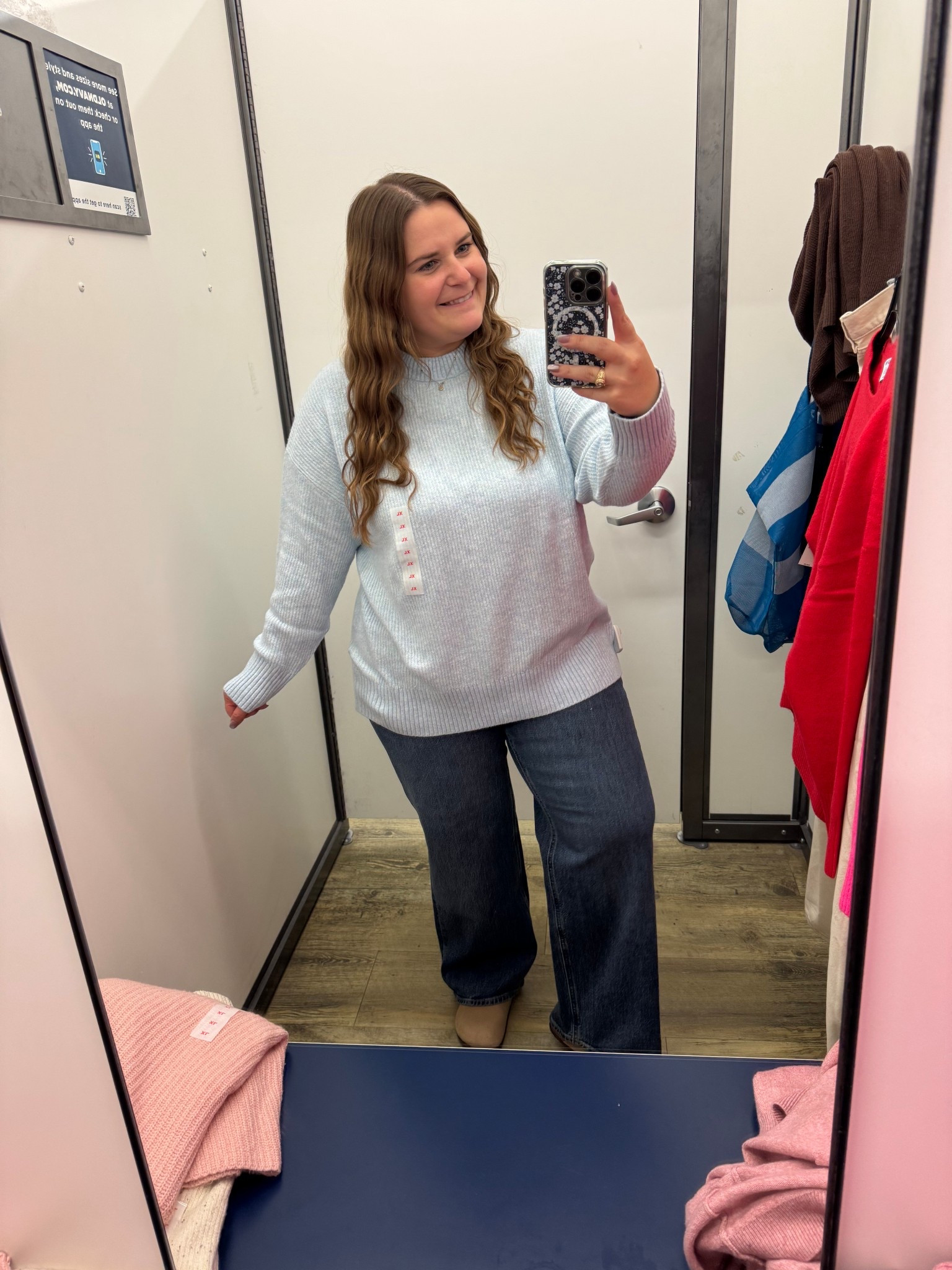 Love this baby blue colored sweater! 

#LTKMidsize #LTKPlusSize #LTKPetite