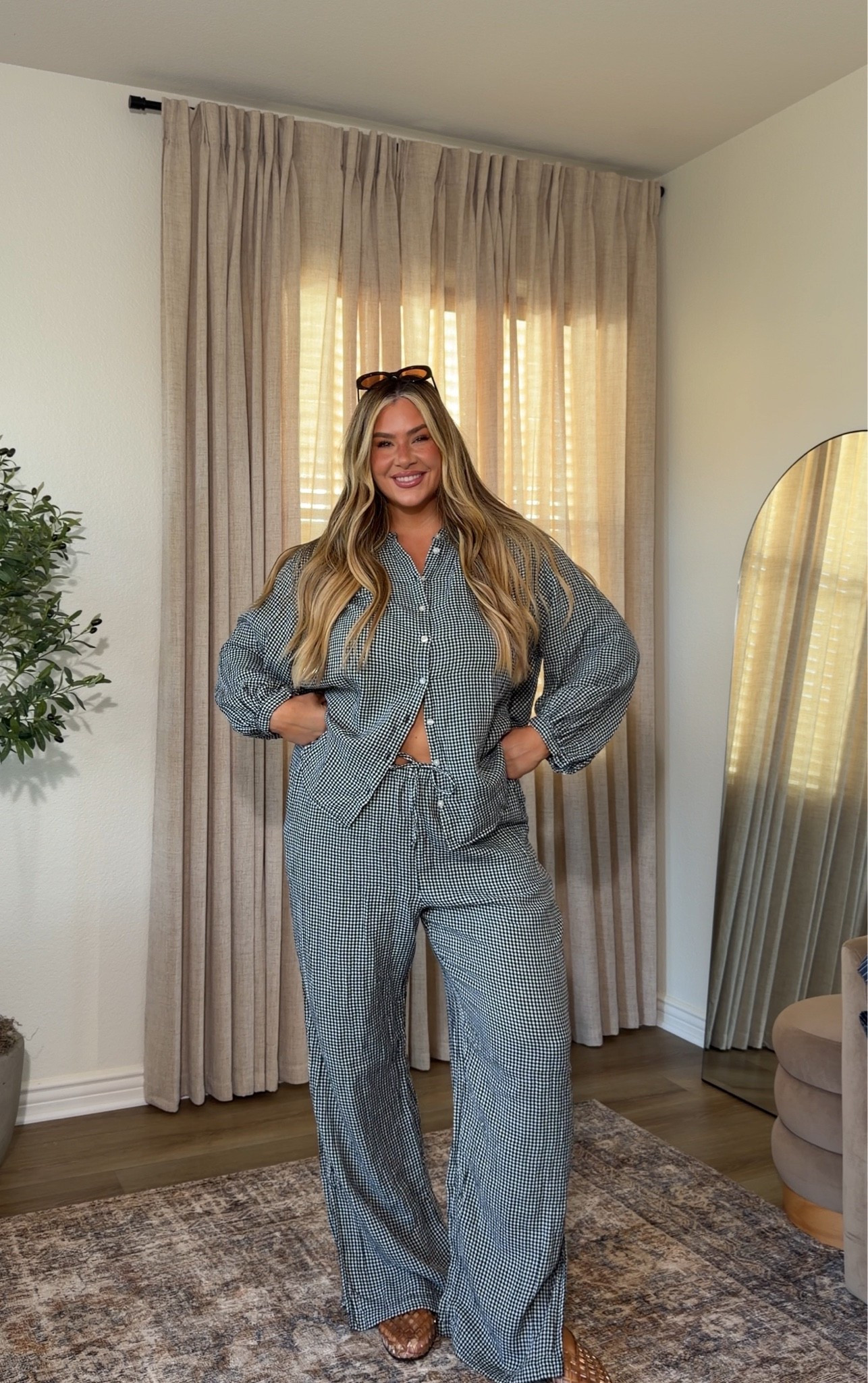 chic summer set from gap! ✨ wearing an xl in the top & xl tall in the pants

#LTKSeasonal #LTKMidsize #LTKootd