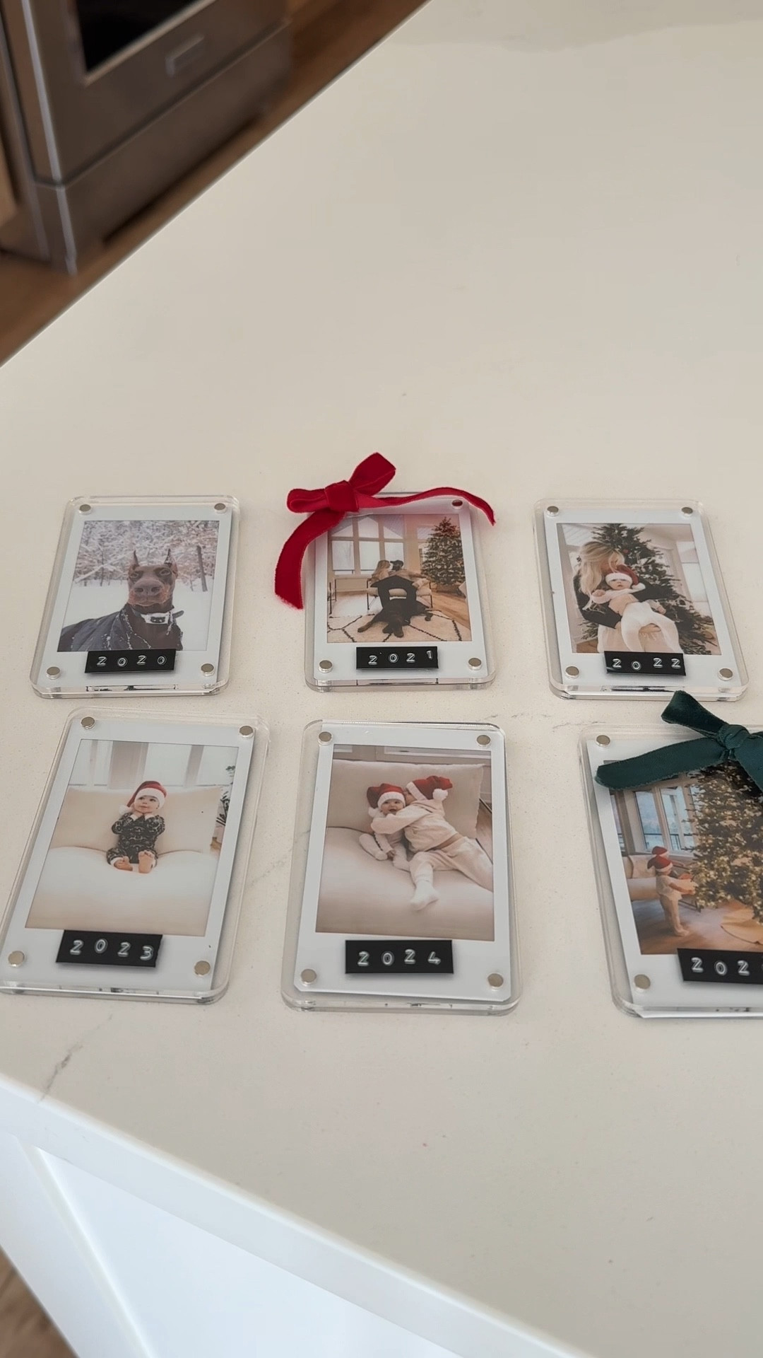 The perfect Christmas craft to display your photos over the years ✨❤️🎄

#LTKHoliday #LTKmomlife #LTKHome