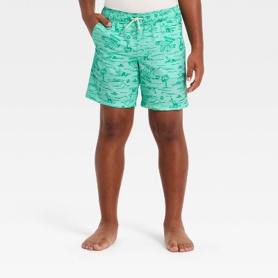 Boys' Swim Trunks - Cat & Jack™ Green M | Target