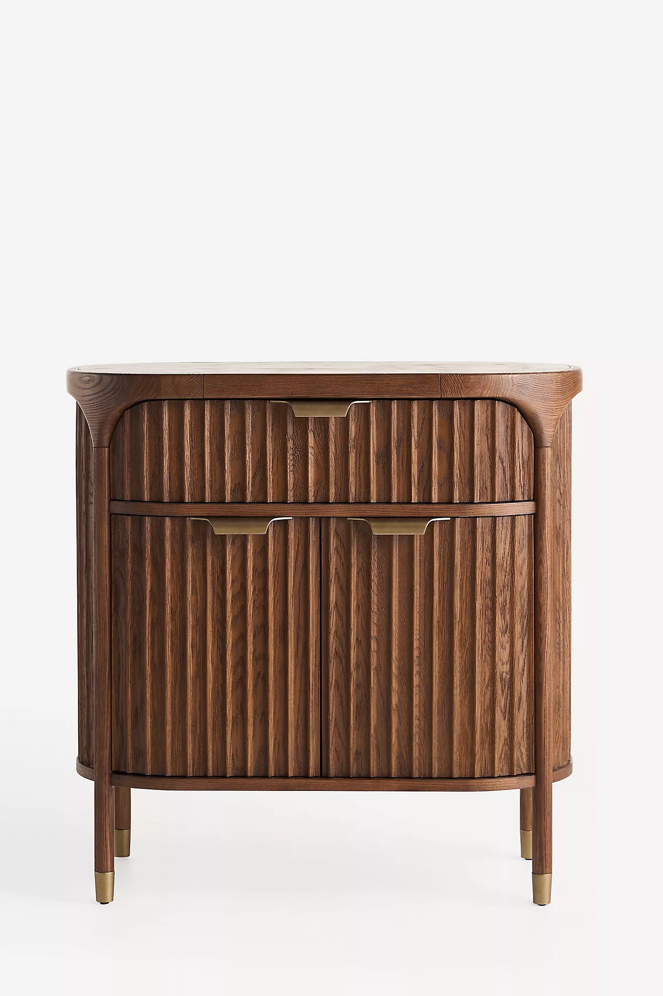 The Isla Fluted-Wood Entryway Cabinet | Anthropologie (US)