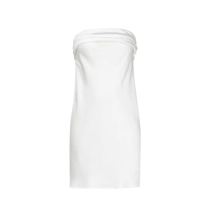 Women's Matte Satin Bandeau Bodycon Dress - Sugar Swizzle | Target