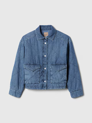 Quilted Denim Shirt Jacket | Gap (US)