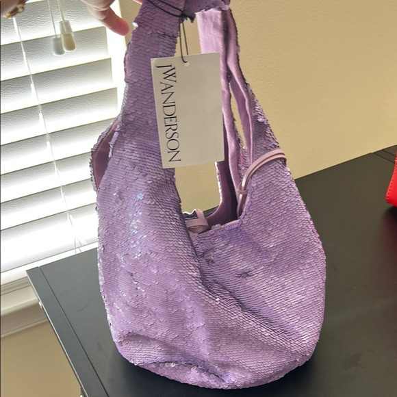 JW Anderson Purple Shoulder Bag with Luxurious Finish | Poshmark