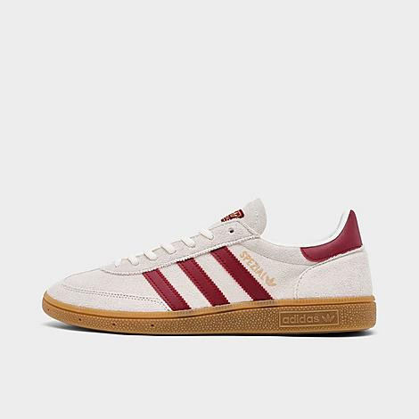 adidas Men's Originals Spain Handball Spezial Casual Shoes in Off White/Scarlet Size: 14.0 | Finish Line (US)