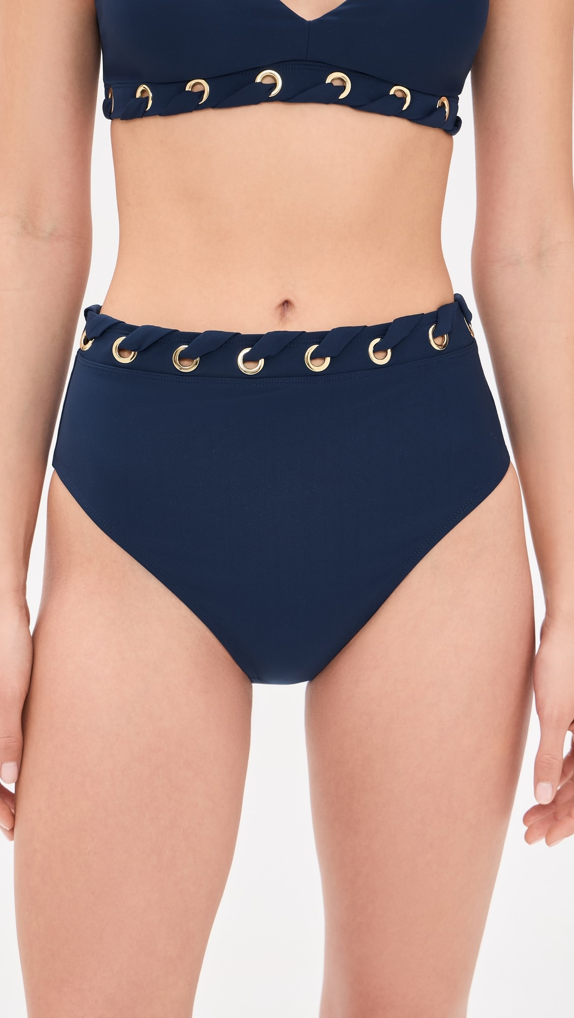 STYLEST DreamSculpt Grommet High Waist Bikini Bottoms | Shopbop | Shopbop