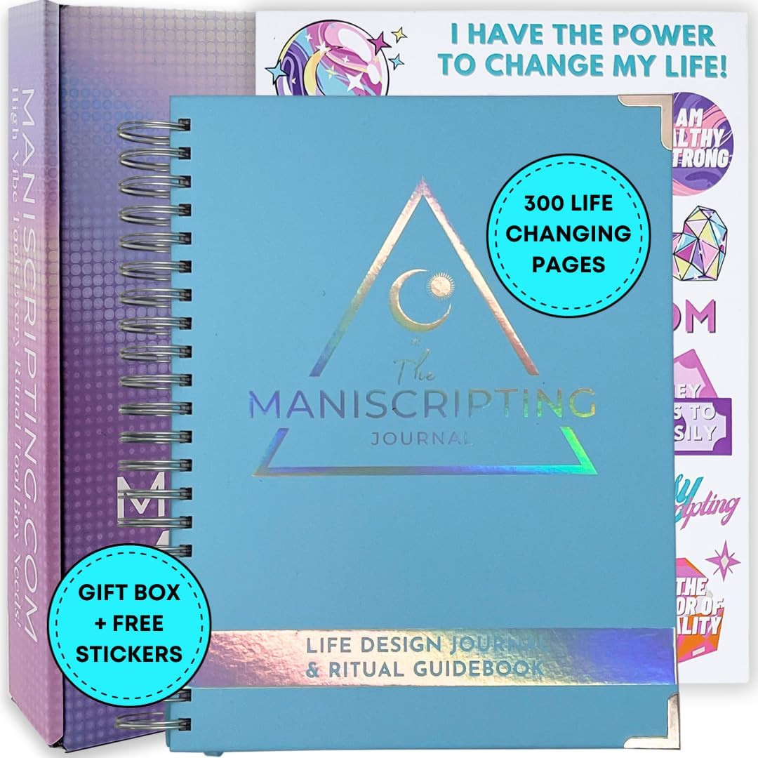 Maniscripting Journal: 90 day journal, guided prompts, daily planner, manifestation journal, grat... | Amazon (US)