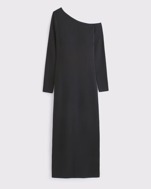 One-Shoulder Maxi Sweater Dress | Abercrombie & Fitch (US)