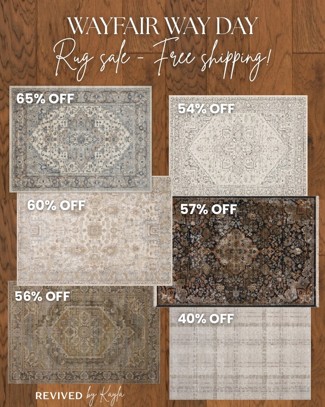 Now is the time to grab that rug you’ve been eyeing! Way Day is happening now with up to 80% off rugs and free shipping!

#rugs #arearugs #wayday #salealert #homedecor #homestyling #homedesign #bedroomdecor #livingroomdecor #officedecor #diningroomdecor 

#LTKFindsUnder100 #LTKHome #LTKSaleAlert