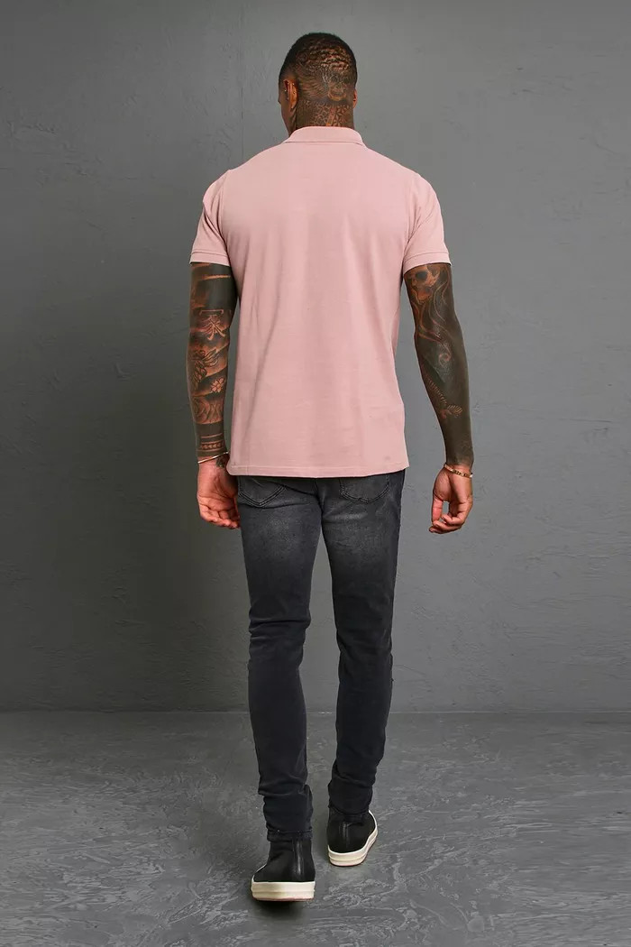 Slim Man Signature Short Sleeve Pique Polo | Boohoo.com (US & CA)