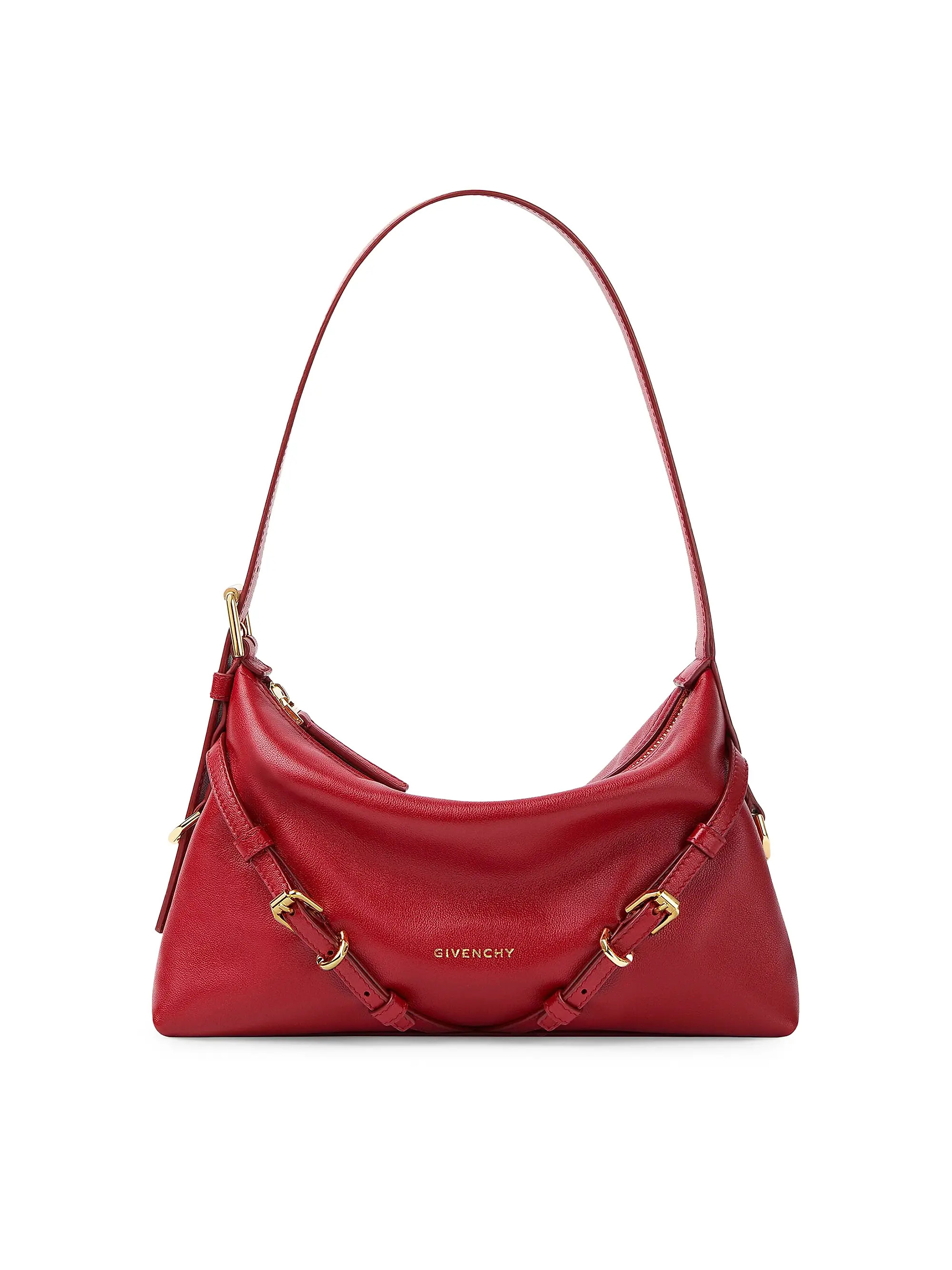 Givenchy Mini Voyou Shoulder Bag in Shiny Leather | Saks Fifth Avenue | Saks Fifth Avenue