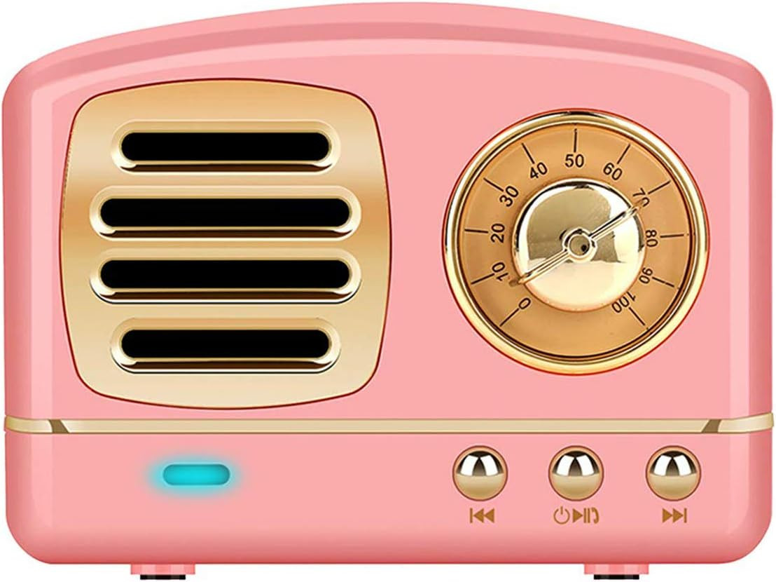 Dosmix Portable Bluetooth Stereo Speaker, Enhanced Bass Retro Wireless Vintage Speaker with TF Ca... | Amazon (US)