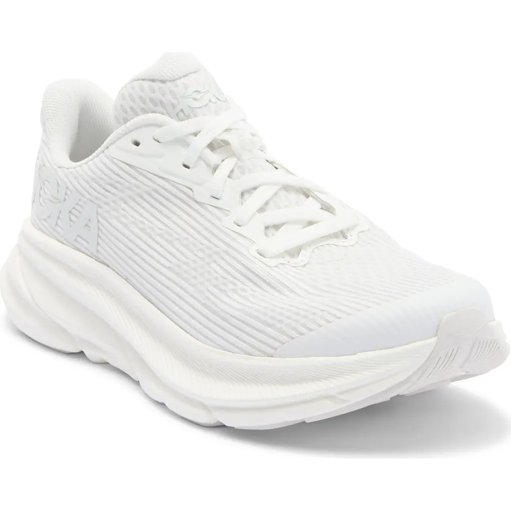 HOKA Kids' Clifton Youth Running Shoe in White /Frost at Nordstrom Rack, Size 3.5 M | Nordstrom Rack