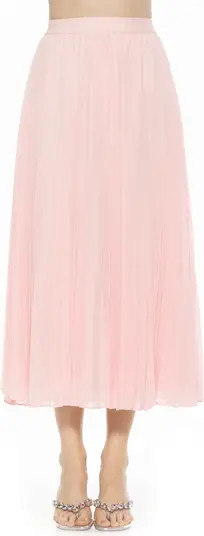 Kesia Midi Chiffon Pleated Skirt | Nordstrom Rack