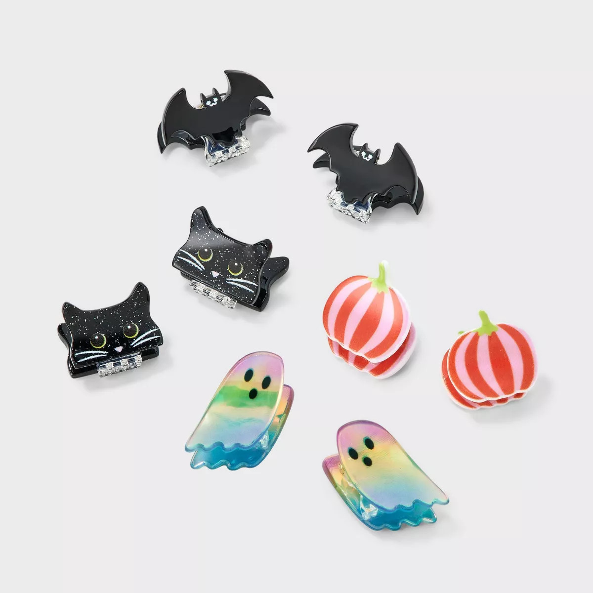 Girls' 8pk Halloween Claw Clip Set - Cat & Jack™ | Target