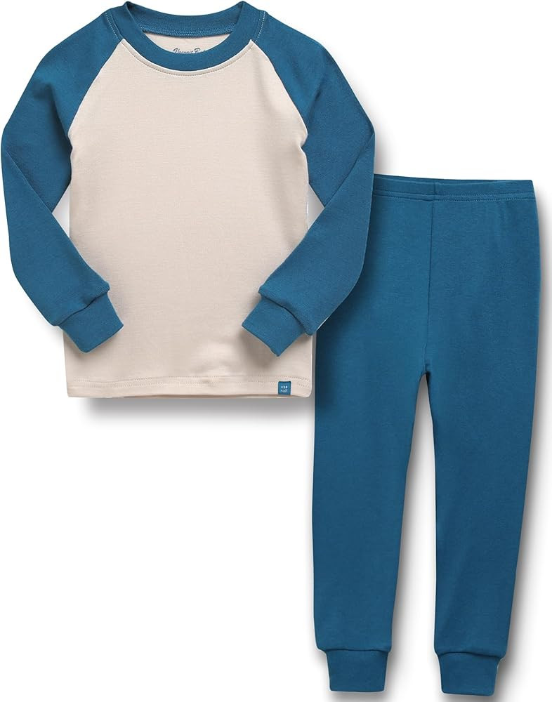 VAENAIT 6M-12Y Toddler Toddler Kids Toddler Girls Boys Soft Comfy Modal Tencel Solid Raglan Sleep... | Amazon (US)