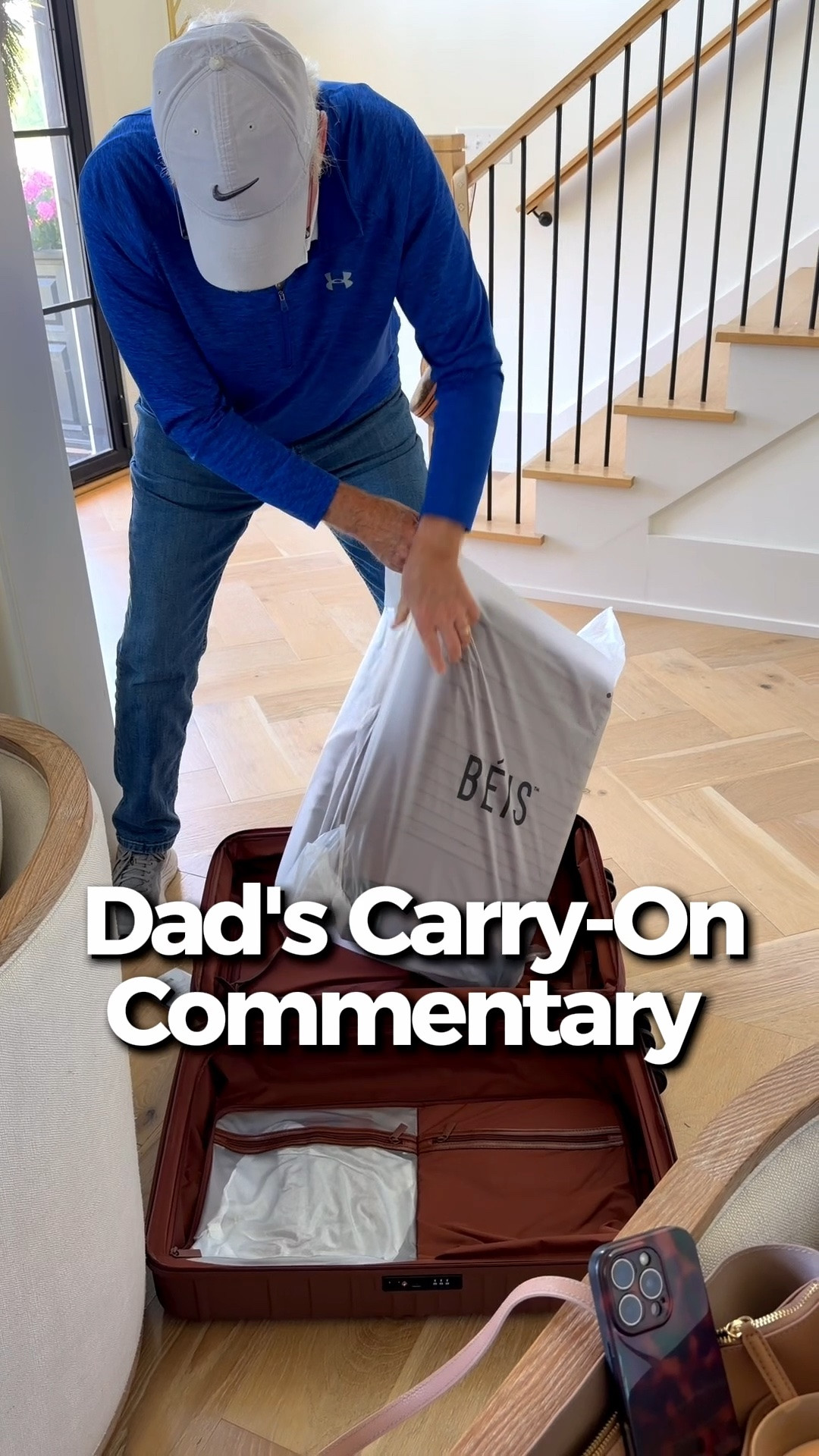 My dad said he needed new luggage… then my new Beis sets arrived and he immediately began his own unboxing video. Safe to say, now he’s convinced he needs a set of his own.

#sponsored @beistravel #travel #carryon