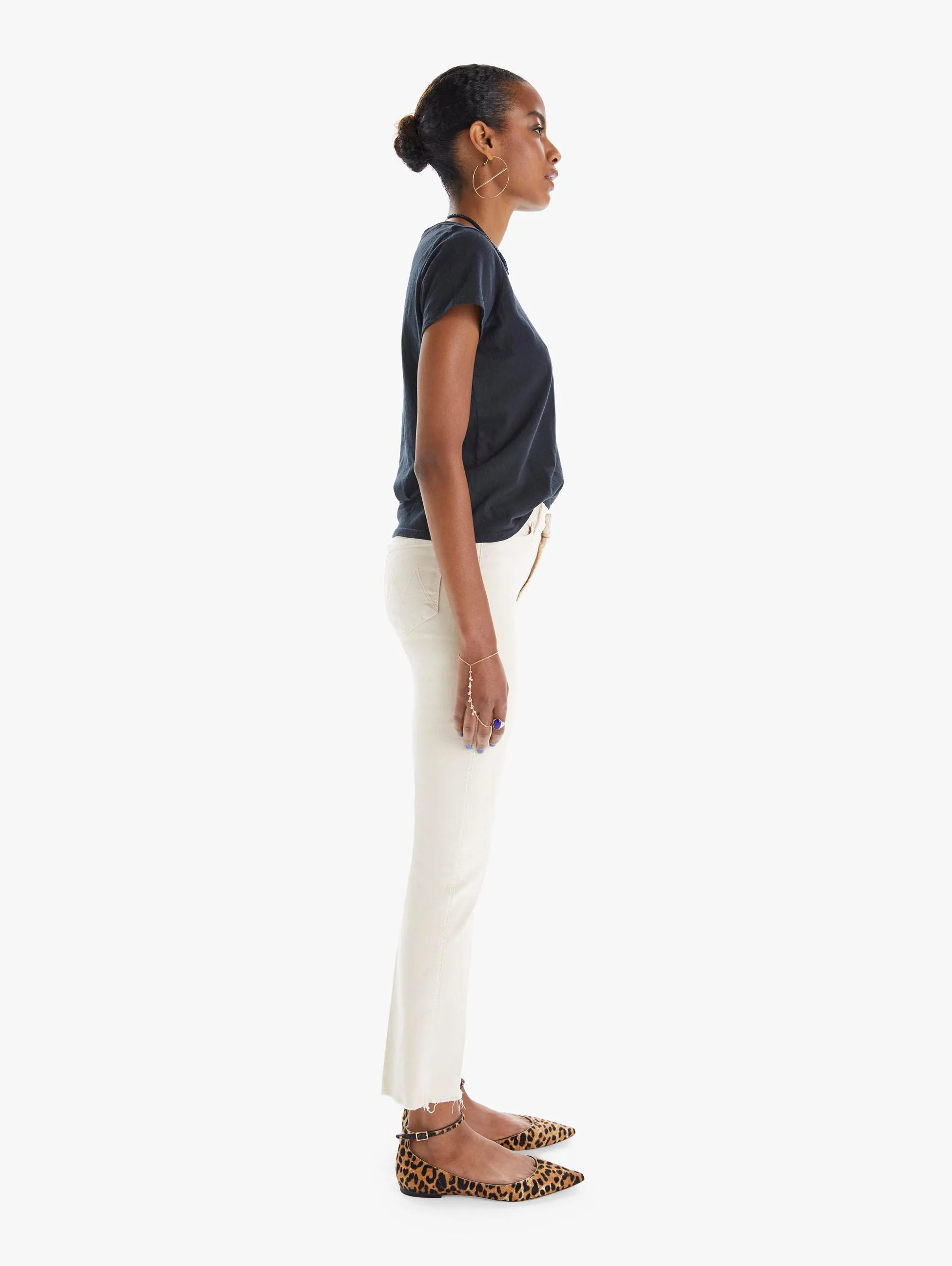 High Waisted Rascal Ankle Fray | Mother Denim