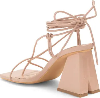 WILD DIVA LOUNGE Strappy Tie Wrap Sandal | Nordstromrack | Nordstrom Rack