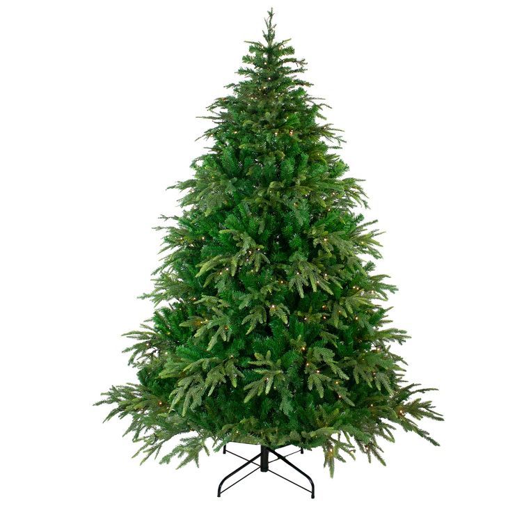 Northlight 7.5' Pre-Lit Roosevelt Fir Artificial Christmas Tree - Clear Lights | Target