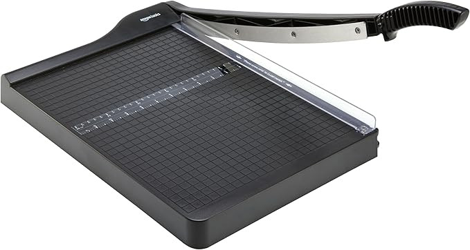 Amazon Basics Guillotine Paper Cutter with Blade Lock, Heavy-Duty, 15-Inch, 10-Sheet | Amazon (US)