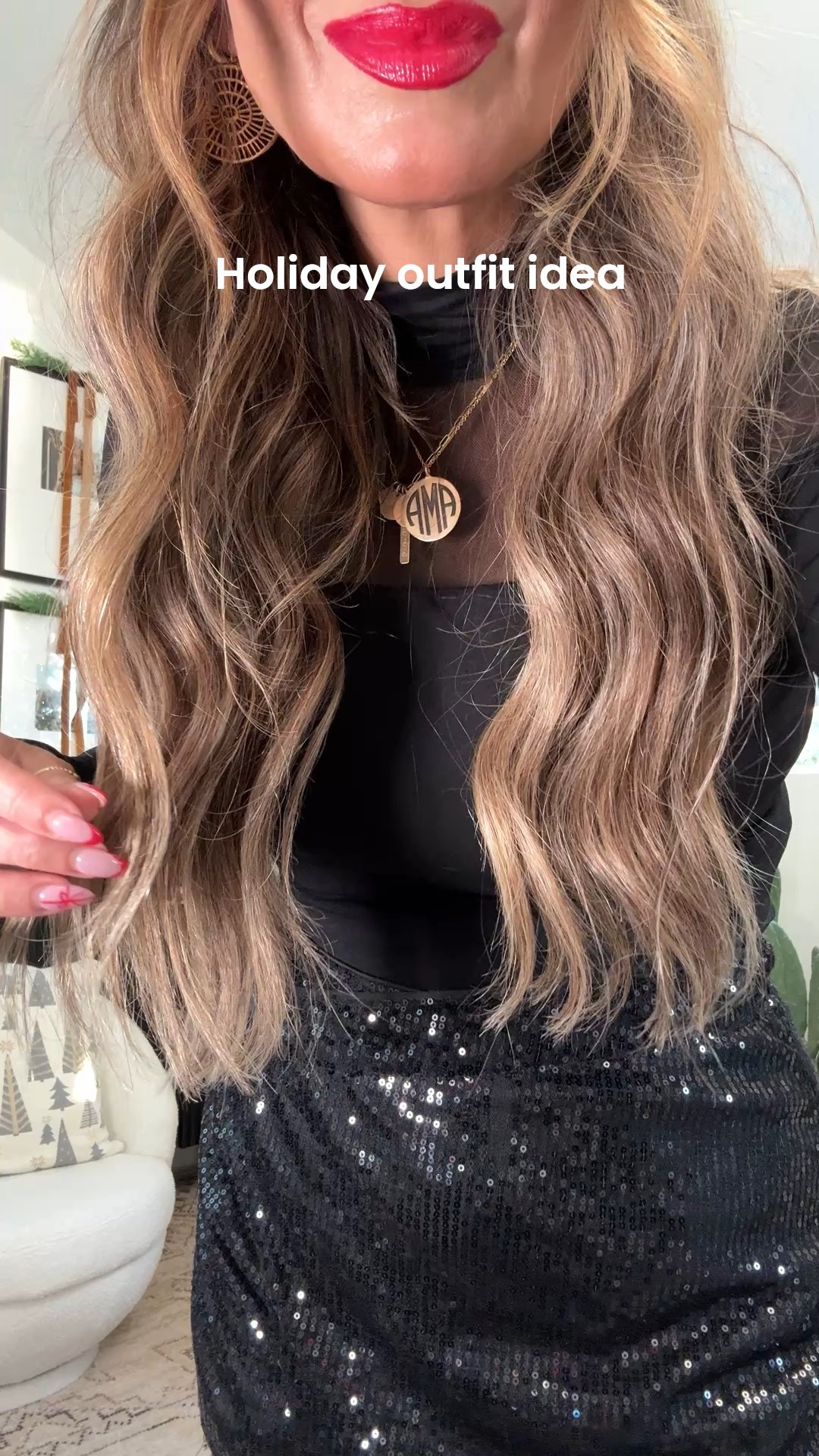 Holiday outfit that has been on repeat!! Love this sequin skort and black bodysuit. Paired with my fleece tights. 
Wearing size medium in everything except small in tights. 



#LTKSeasonal #LTKOver40 #LTKPetite