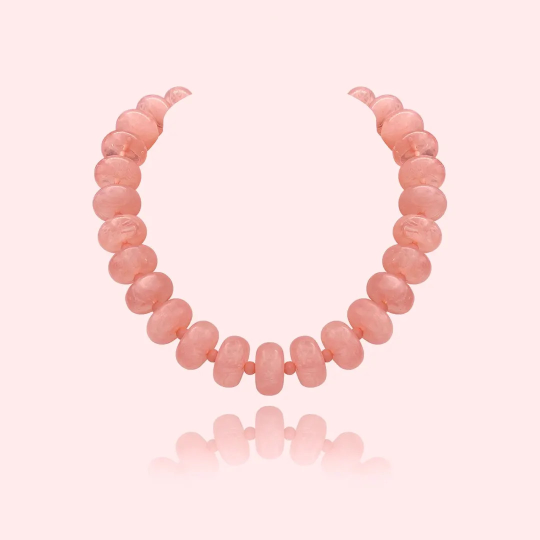 Color Bold Bead Necklace, Chunky Bold Bead Statement Necklace, Resin Bold bead All Around Necklac... | Etsy (US)