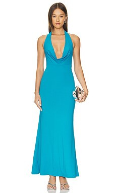 Runaway The Label Lorita Dress in Aqua from Revolve.com | Revolve Clothing (Global)