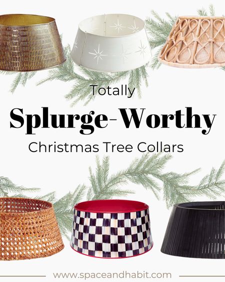 In the market for a luxurious and splurge-worthy Christmas tree collar? Check out a few of my favorites! #christmastreecollars

#LTKhome #LTKHoliday #LTKSeasonal