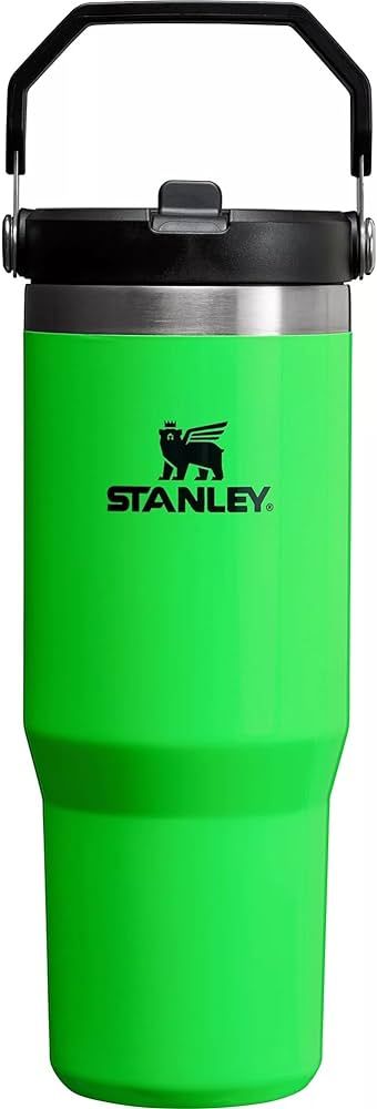 STANLEY Stainless Steel IceFlow Flip Straw Tumbler (Neon Green, 30 oz) | Amazon (US)