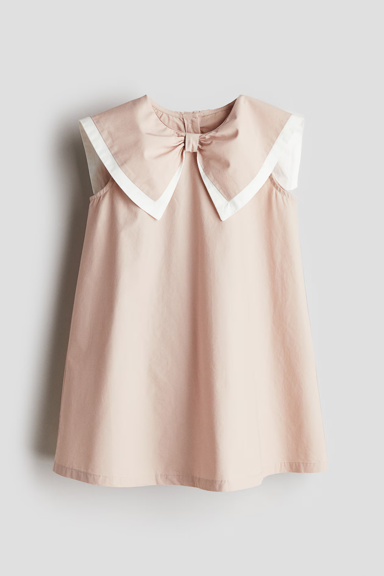 Cotton Poplin Dress with Sailor Collar | H&M (US + CA)