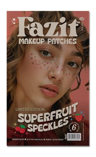 Fazit Makeup Patches - Superfruit Speckles - Glow Up Make-Up Patches - Cute Glitter Makeup Accessories for Women - Cosmetic Glitter for Face | Amazon (US)