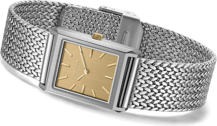 Virgil Tethered Mesh Strap Watch, 20mm | Nordstrom
