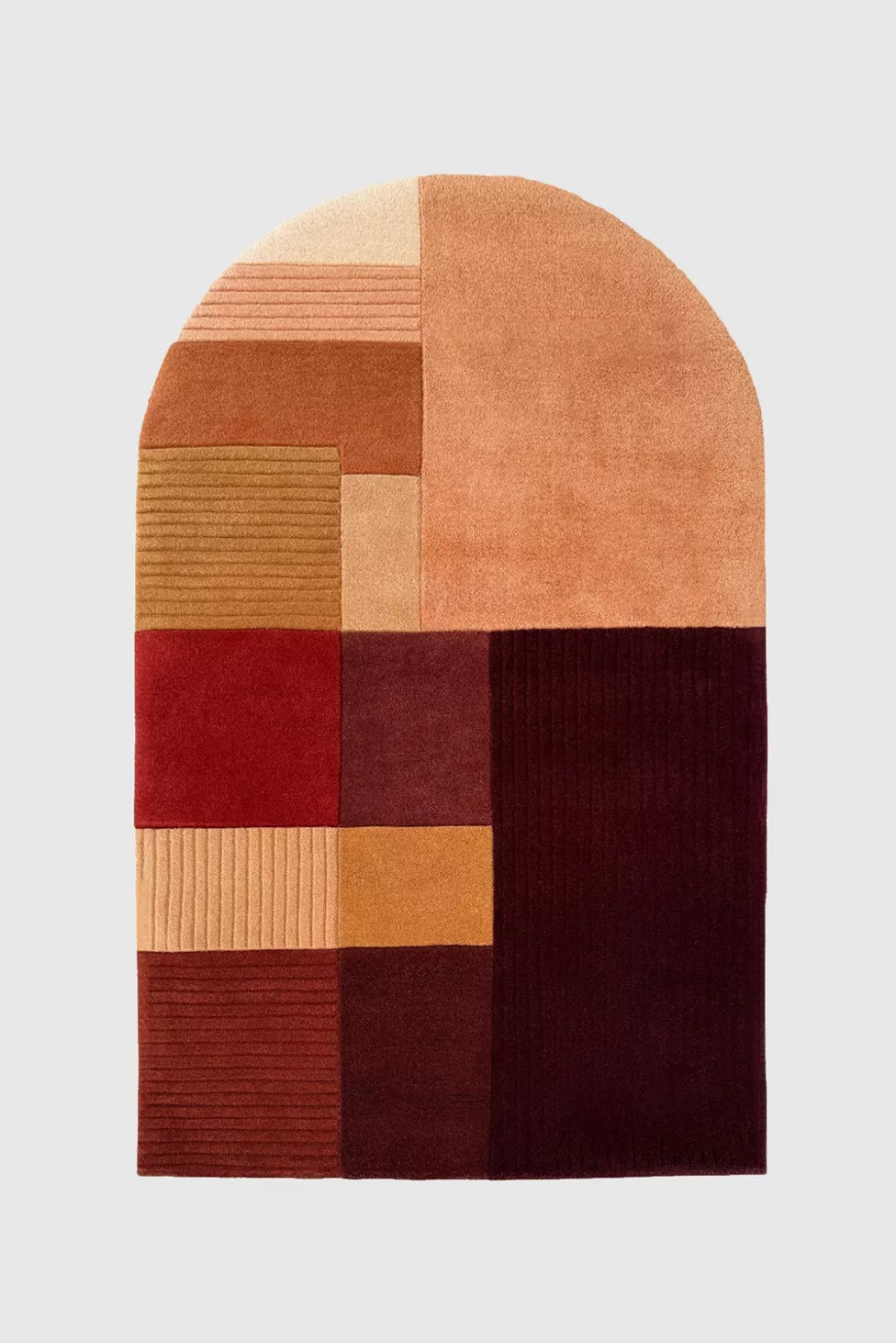 Jubi Sunset Mosaic Arch Hand Tufted Wool Rug | Urban Outfitters (US and RoW)